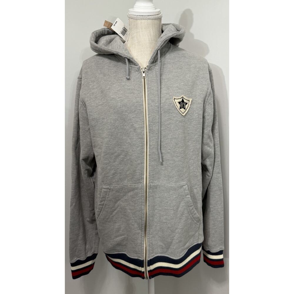 NWT Big Star Gray Vintage Style Zip Hoodie Jacket Men’s Size Medium M MSRP $98